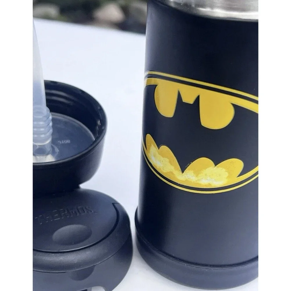 LEGO Batman Lunch Box Thermos FUNtainer Set Detachable Cape Kids School